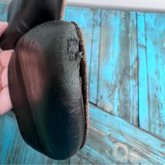 VINCE Nina Leather D'Orsay Flats Size 9.5 - Picture 5 of 9